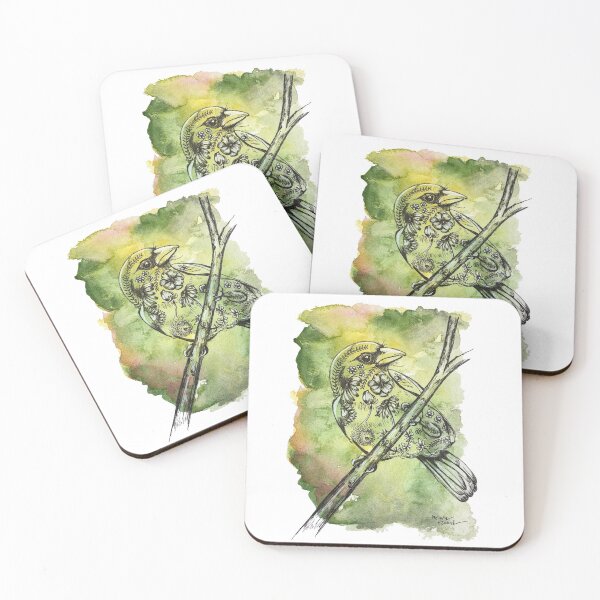 Item preview, Whimsical Camo Bird with Flowers designed and sold by Melinda Howard.