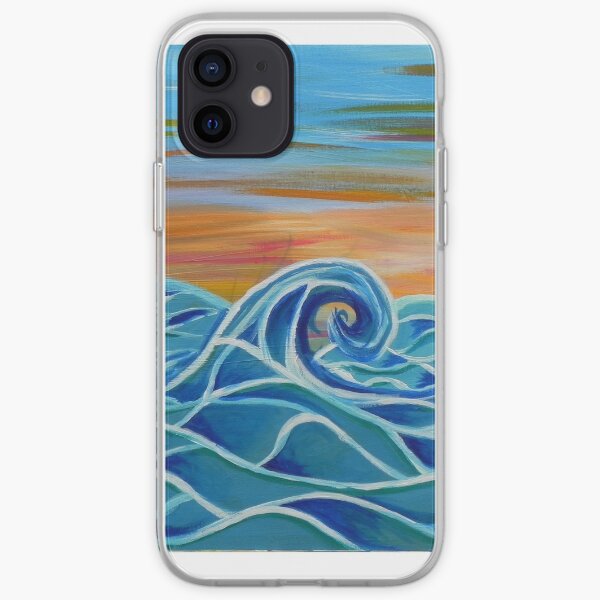 Peaceful Waves iPhone Soft Case