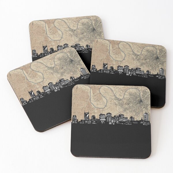 Item preview, nashville skyline designed and sold by BekimART.