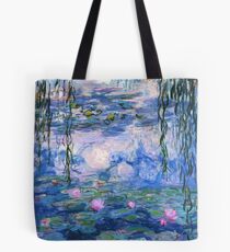 Monet Lilies Tote Bag