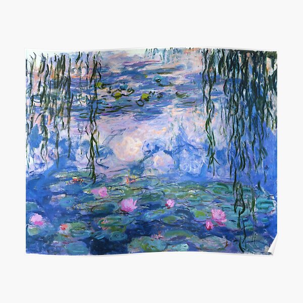 Monet Lilies Poster