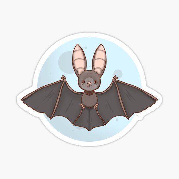 Little Bat Friend - A halloween companion Sticker