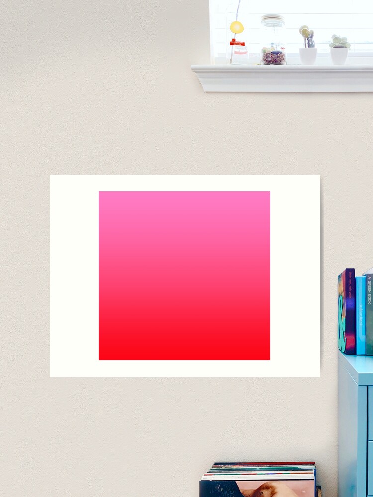 Pink and Red Ombre Art Board Print for Sale by Greenbaby