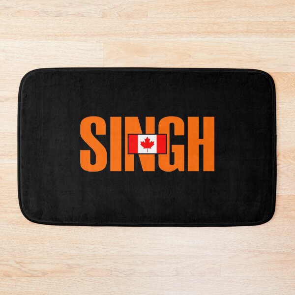 Item preview, Jagmeet Singh Orange Bold Text Canadian Flag Color designed and sold by TinyStarCanada.