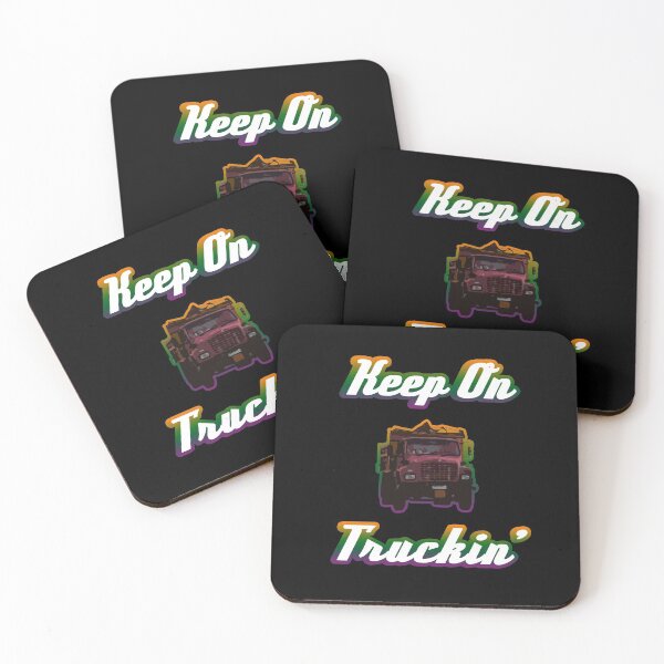 Artikelvorschau, Keep On Truckin '- Bunte Trucker entworfen und verkauft von SeanMcArthur.