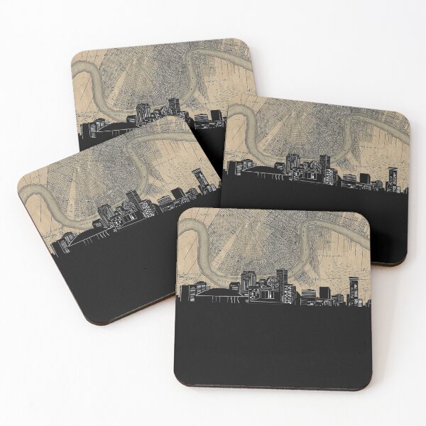 Item preview, new orleans skyline designed and sold by BekimART.