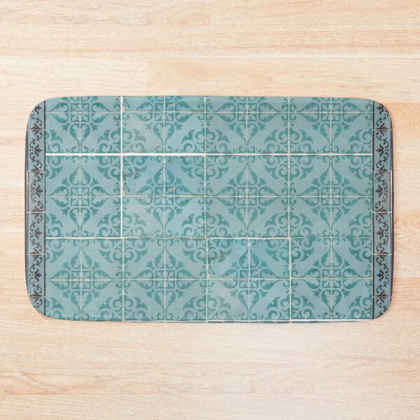 Item preview, Victorian Turquoise Ceramic Tiles designed and sold by Anna Lemos.