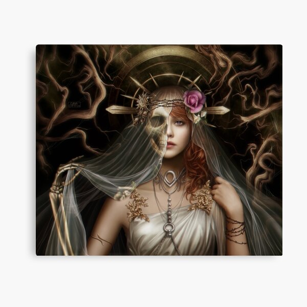 The veil of death Canvas Print