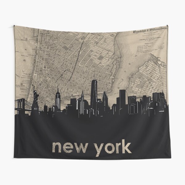 Artikel-Vorschau von Skyline von New York, designt und verkauft von BekimART.