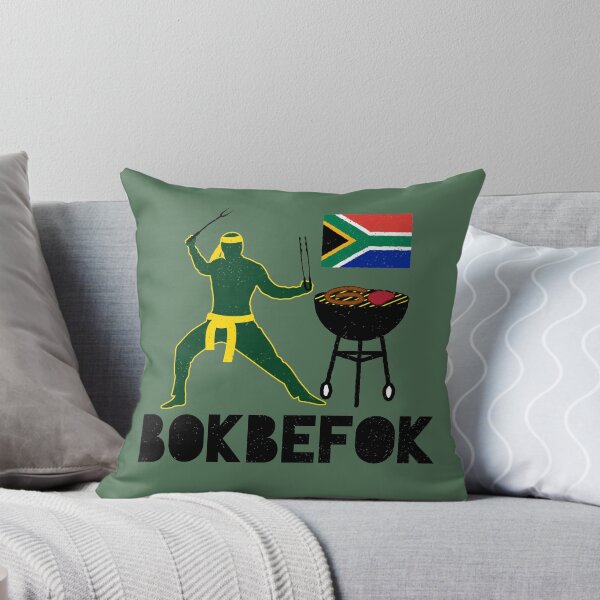 Item preview, Bokbefok Braai Ninja Bok Rugby Supporter designed and sold by d247.
