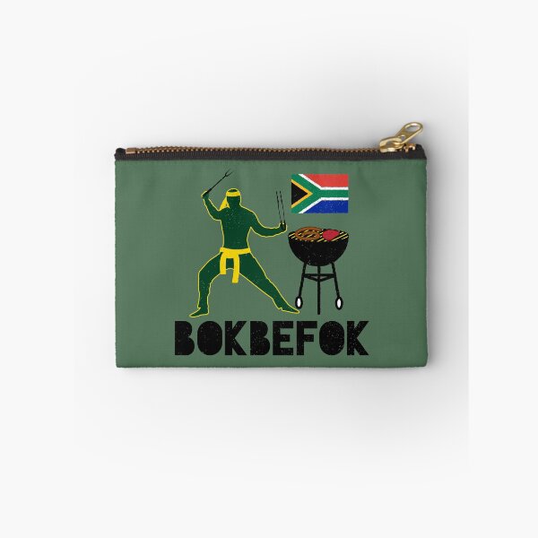 Item preview, Bokbefok Braai Ninja Bok Rugby Supporter designed and sold by d247.