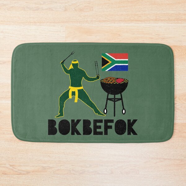Item preview, Bokbefok Braai Ninja Bok Rugby Supporter designed and sold by d247.