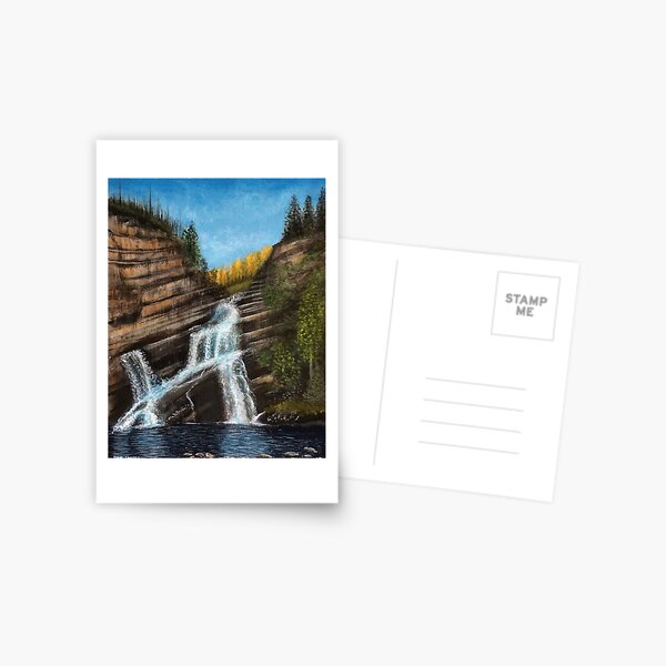 Cameron Falls - Waterton National Park, Canada Postcard