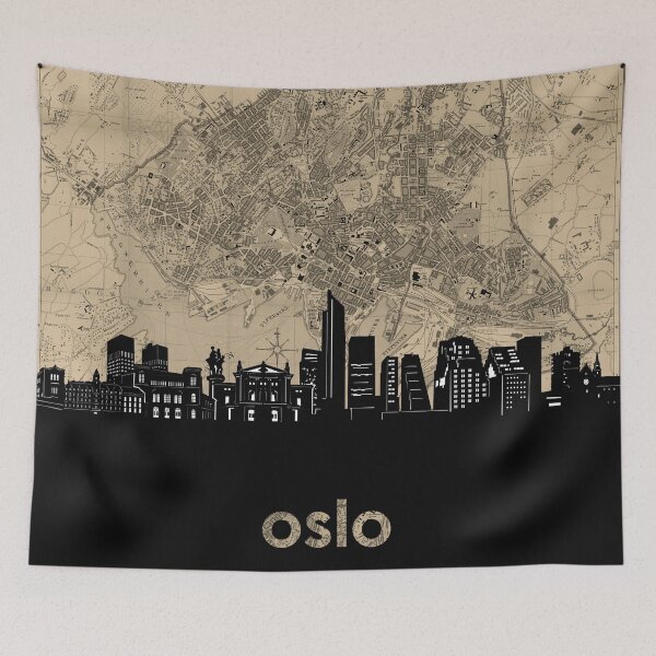 Item preview, oslo skyline designed and sold by BekimART.