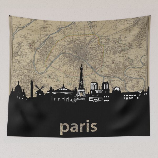Item preview, paris skyline designed and sold by BekimART.