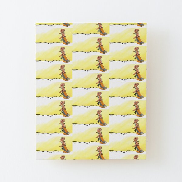 Raptor Vacuum Ride! from Mom Needs a Dinosaur! Book Wood Mounted Print