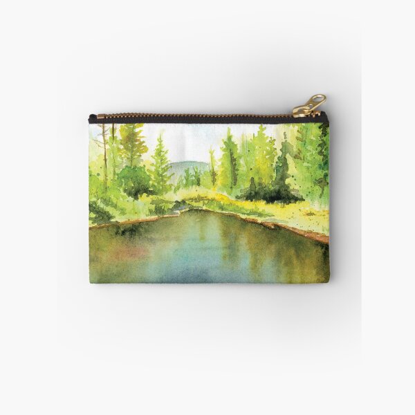 Item preview, Mountain Lake Landscape in Watercolor designed and sold by Kelly Roy.
