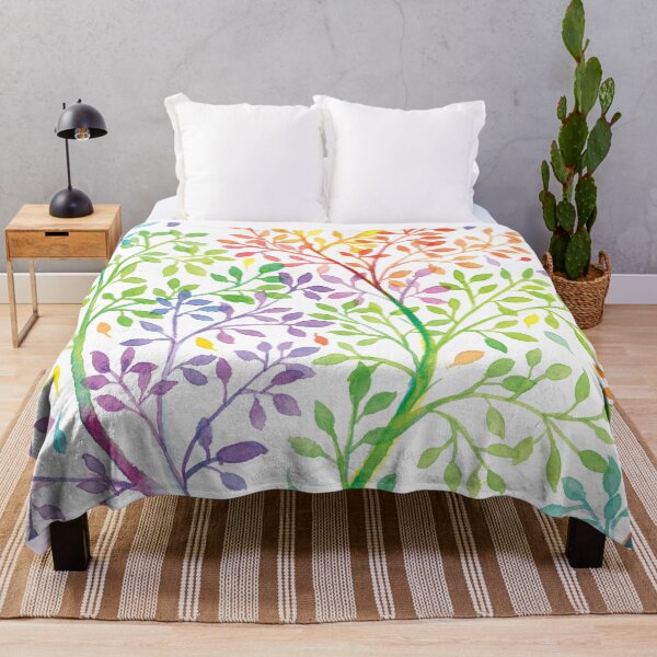 Item preview, Colorful Leaves and Branches in Watercolor designed and sold by Kelly Roy.