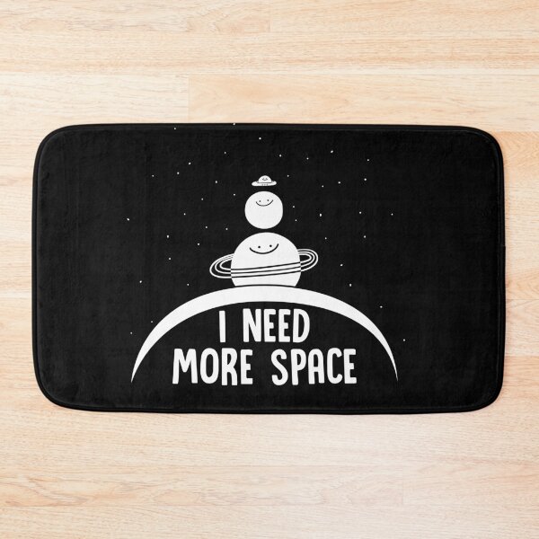 Item preview, I Need More Space, planets smiling cute minimal saturn rings designed and sold by Porky Roebuck.
