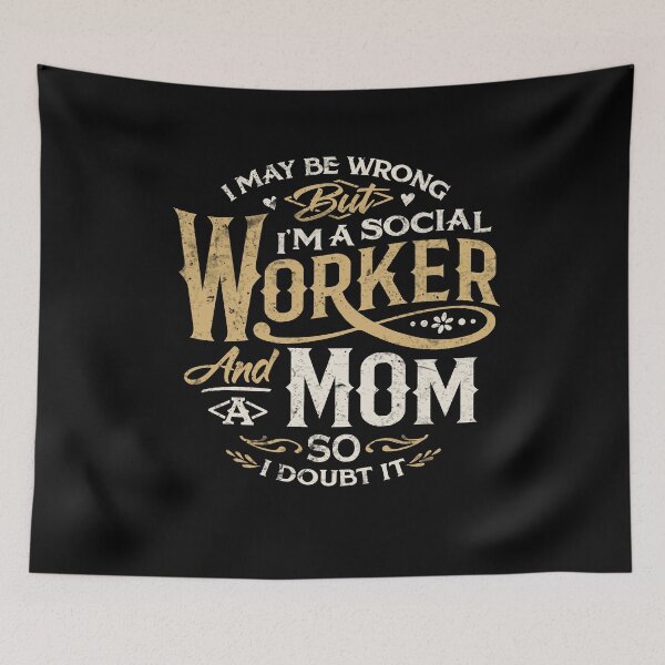 Item preview, Social Worker I May Be Wrong Social Worker Mom Gift designed and sold by Piperblue28.