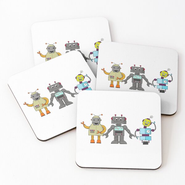 Item preview, The Three Robots, A Trio Of Retro Robots designed and sold by Gsallicat.