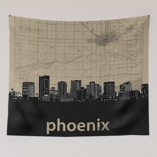 Item preview, phoenix skyline designed and sold by BekimART.