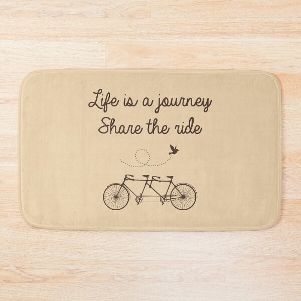 Item preview, Life is a journey - Share the ride designed and sold by cycleexplorers.