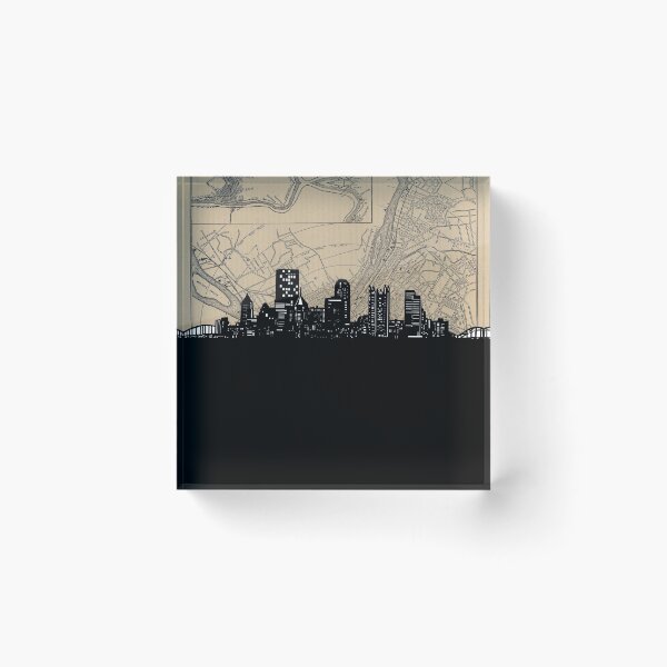 Item preview, pittsburgh skyline designed and sold by BekimART.