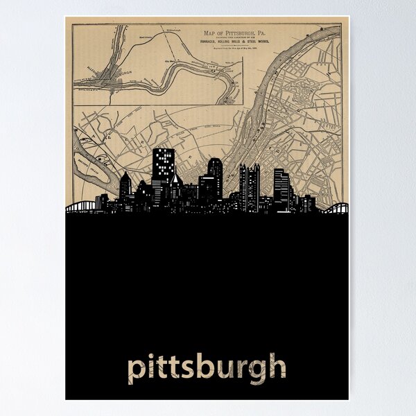 Item preview, horizonte de pittsburgh designed and sold by BekimART.