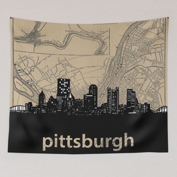 Item preview, pittsburgh skyline designed and sold by BekimART.