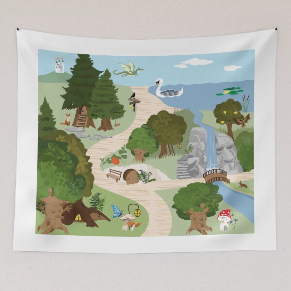 Item preview, Enchanted forest designed and sold by kobyakov.