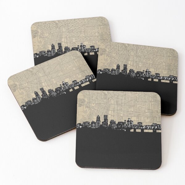 Item preview, portland skyline designed and sold by BekimART.
