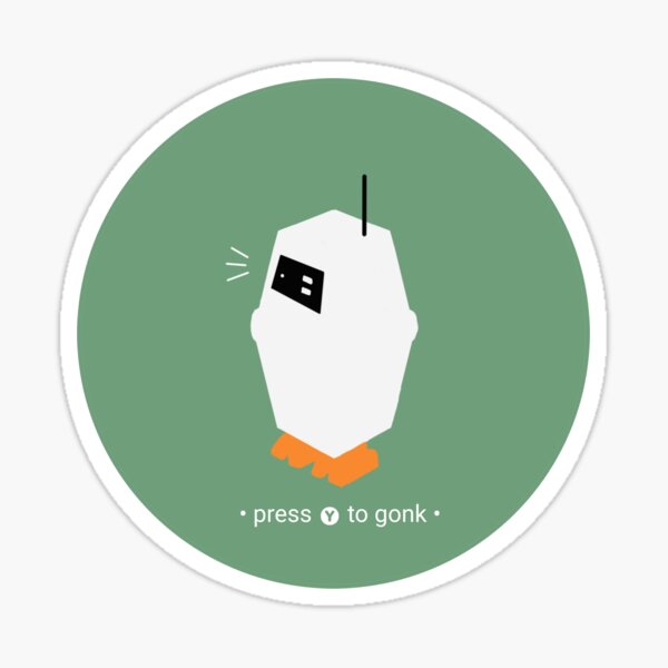 Untitled Gonk Game Sticker