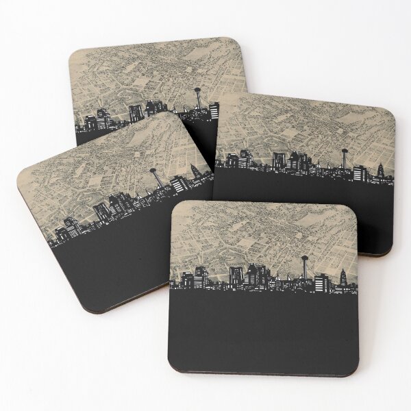 Item preview, san antonio skyline designed and sold by BekimART.