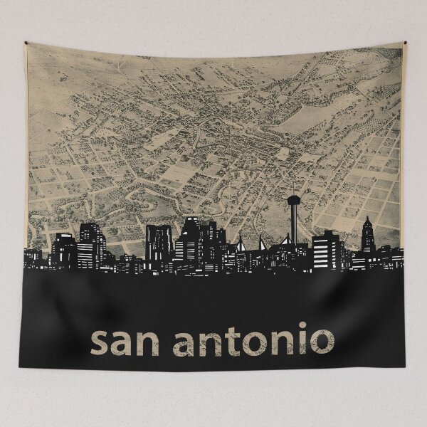 Item preview, san antonio skyline designed and sold by BekimART.