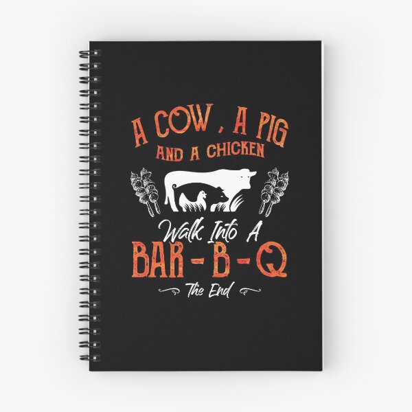Item preview, A Cow, a Pig and a Chicken Barbecue BBQ Master Griller Chef designed and sold by Dressed For  Duty.