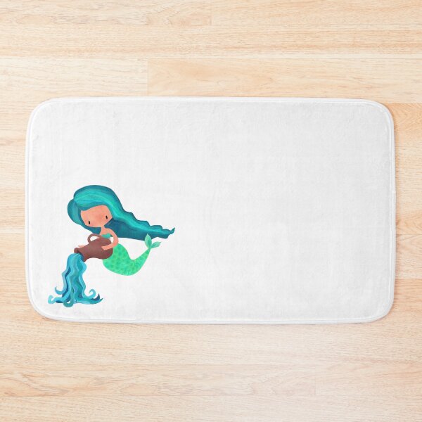 Item preview, Aquarius Zodiac Mermaid designed and sold by ikigaicreations.