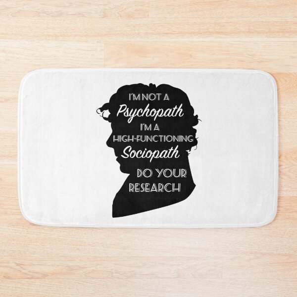Item preview, BBC Sherlock - Sociopath Quote designed and sold by OutlineArt.