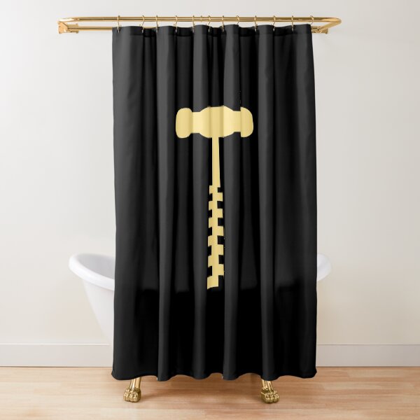 corkscrew Shower Curtain