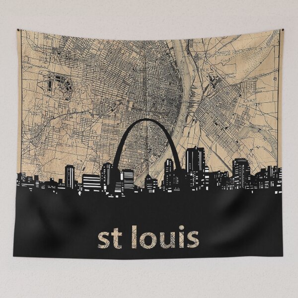 Item preview, st louis skyline designed and sold by BekimART.