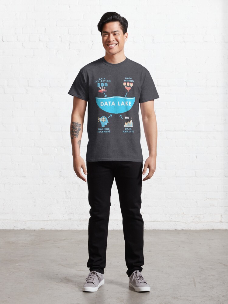 Alternate view of Data Lake designs for Data Geeks and engineers Classic T-Shirt