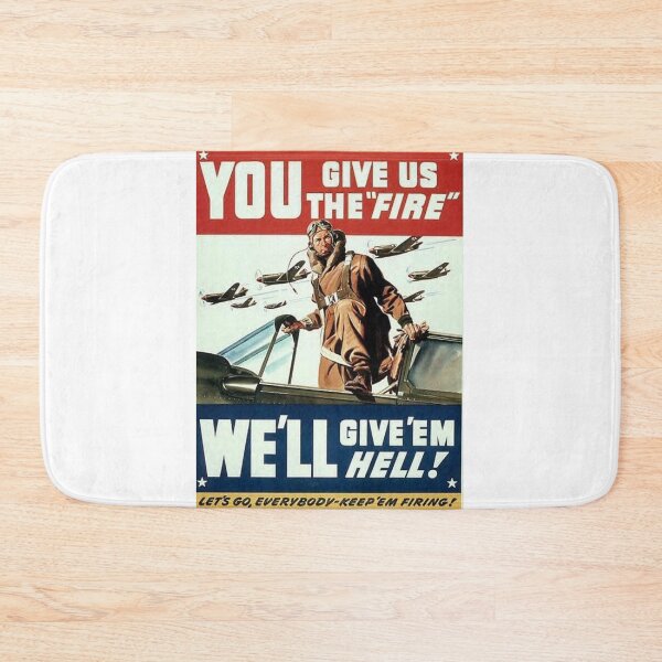 Item preview, War Poster - Give Us The Fire designed and sold by VintageTeesNow.