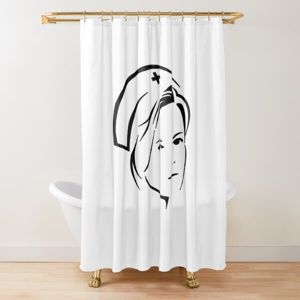 corkscrew Shower Curtain