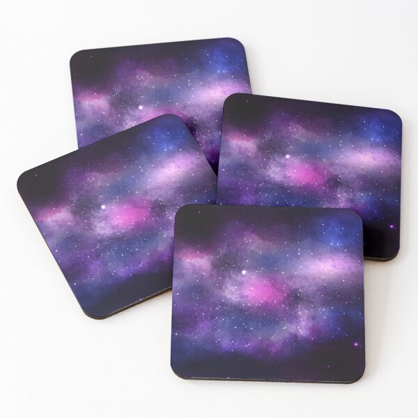 Item preview, Starry Celestial Galaxy Pink & Blue Space Nebula designed and sold by CyanSkyDesign.
