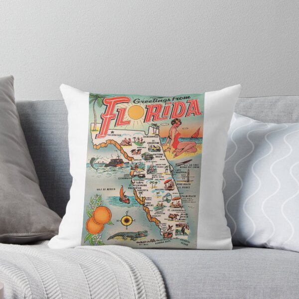 Item preview, Florida Tourism Poster designed and sold by VintageTeesNow.