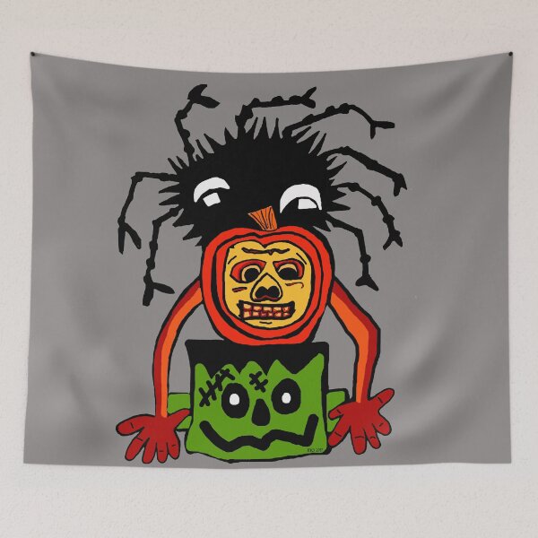 Item preview, Totem Spider, Pumpkin and Frank designed and sold by Maureen Zaharie.
