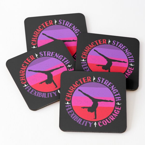 Item preview, Girls Gymnastics Character Strength Courage designed and sold by BestTrendyChoices.
