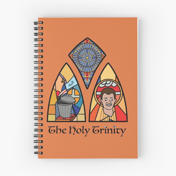 Item preview, DragonCon Holy Trinity with black text, orange background designed and sold by nekodokai1.