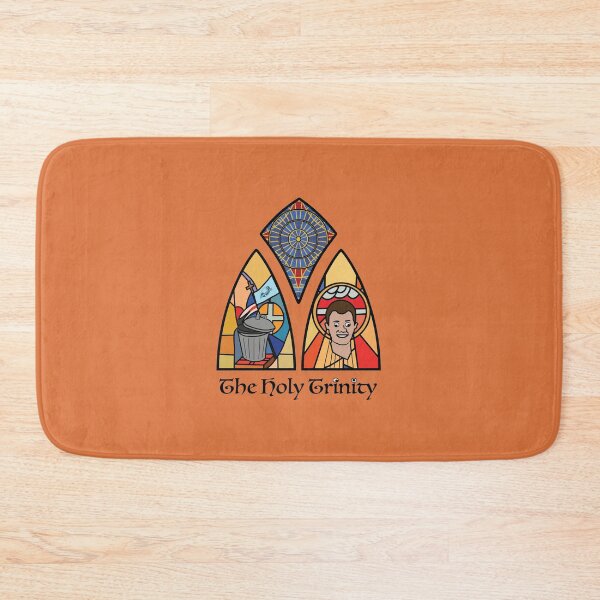 Item preview, DragonCon Holy Trinity with black text, orange background designed and sold by nekodokai1.