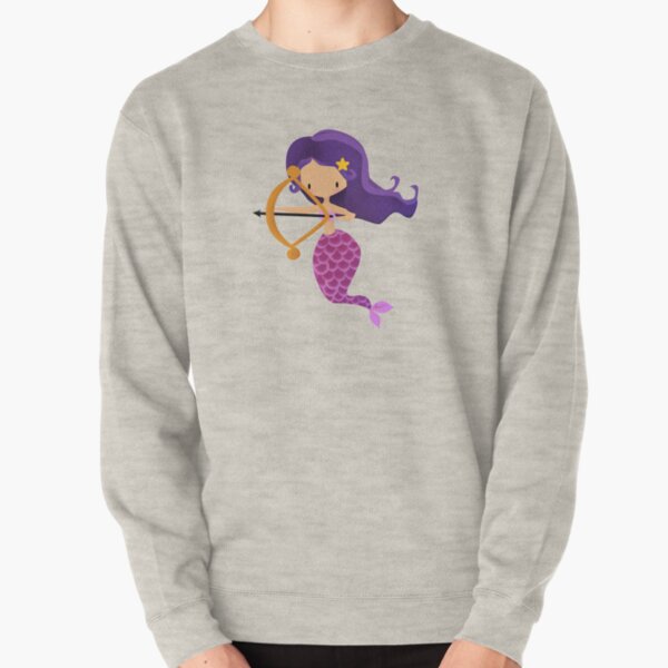 Sagittarius Zodiac Mermaid Pullover Sweatshirt